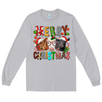 Moon Dust Merry christmas calfs Long Sleeve Tee - FaDigitalArtStudio
