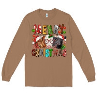 Toasted Coconut Merry christmas calfs Long Sleeve Tee - FaDigitalArtStudio