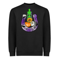 Black horseshoe halloween Heavyweight Sweatshirt - AdoDesignShop