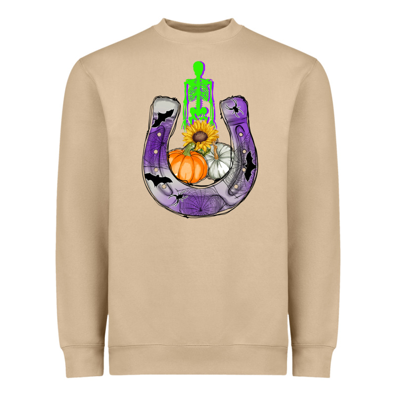 Horseshoe Halloween Heavyweight Sweatshirt by AdoDesignShop | Teevron