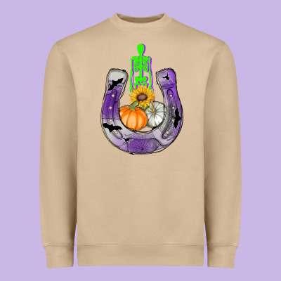 Horseshoe Halloween Heavyweight Sweatshirt Designed By Adodesignshop