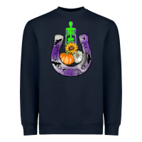 Navy horseshoe halloween Heavyweight Sweatshirt - AdoDesignShop