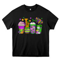 Black mardi gras coffee cups Heavy Core Tee - Jasminsmagicworld