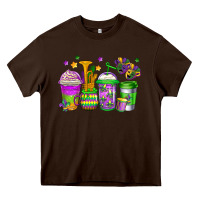 Chocolate Brown mardi gras coffee cups Heavy Core Tee - Jasminsmagicworld
