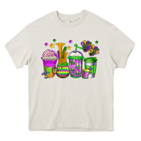 Cream mardi gras coffee cups Heavy Core Tee - Jasminsmagicworld