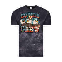 Cloud Black Cousin crew Vintage Tee - FaDigitalArtStudio