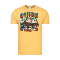 Vintage Mustard Cousin crew Vintage Tee - FaDigitalArtStudio