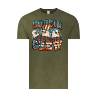 Vintage Olive Cousin crew Vintage Tee - FaDigitalArtStudio