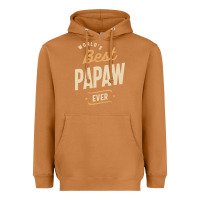 Meerkat Mens Best Papaw Ever Funny Dad / Grandpa Heavyweight Hoodie - DesigneFamous