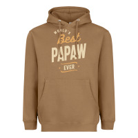 Toasted Coconut Mens Best Papaw Ever Funny Dad / Grandpa Heavyweight Hoodie - DesigneFamous