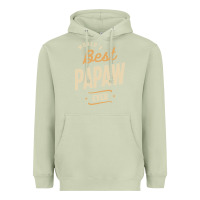 Matcha Mens Best Papaw Ever Funny Dad / Grandpa Heavyweight Hoodie - DesigneFamous