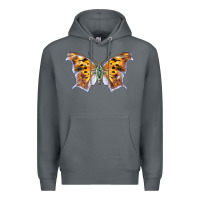 Rock Question Mark Butterfly Premium Hoodie - LillyAllenDesigns
