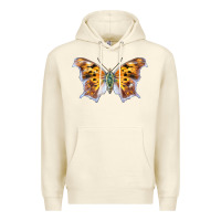 Sandshell Question Mark Butterfly Premium Hoodie - LillyAllenDesigns