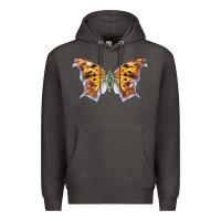 Smoke Question Mark Butterfly Premium Hoodie - LillyAllenDesigns