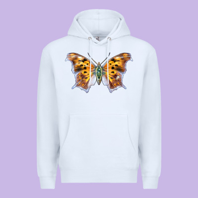Question Mark Butterfly Premium Hoodie Designed By Lillyallendesigns