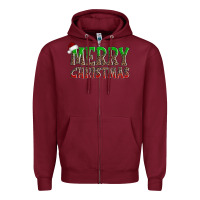 Merry Christmas Zipper Hoodie | Teevron