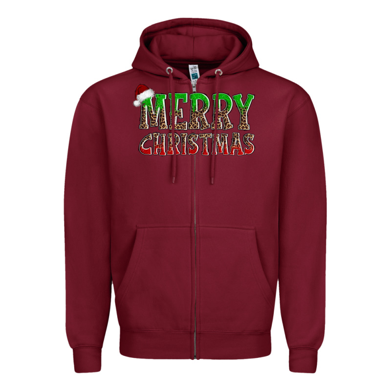 Merry Christmas Zipper Hoodie by AdoDesignShop | Teevron