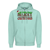 Seafoam merry christmas Zipper Hoodie - AdoDesignShop