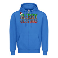 True Royal merry christmas Zipper Hoodie - AdoDesignShop