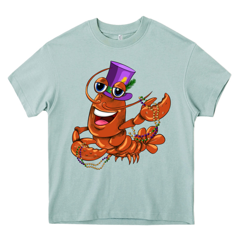 Mardi Gras Crawfish Heavy Core Tee by CowGirlArtShop | Teevron