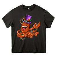 Asphalt mardi gras crawfish Heavy Core Tee - CowGirlArtShop