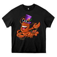 Black mardi gras crawfish Heavy Core Tee - CowGirlArtShop