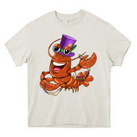 Cream mardi gras crawfish Heavy Core Tee - CowGirlArtShop