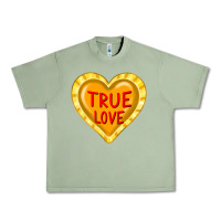 Oil Green valentine's day hearts Urban Heavy Tee - FaDigitalArtStudio
