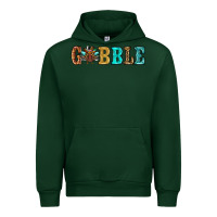 Forest Green gobble thanksgiving turkey Urban Hoodie - RanaPortraitStore