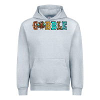 Heather Grey gobble thanksgiving turkey Urban Hoodie - RanaPortraitStore
