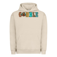 Pigment French Oak gobble thanksgiving turkey Urban Hoodie - RanaPortraitStore