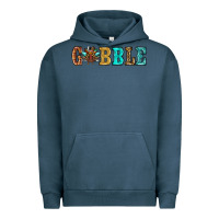 Pigment Midnight Navy gobble thanksgiving turkey Urban Hoodie - RanaPortraitStore
