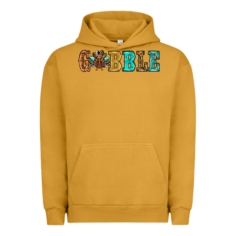 Gobble Thanksgiving Turkey Urban Hoodie by RanaPortraitStore | Teevron