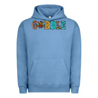 Pigment Pebble Blue gobble thanksgiving turkey Urban Hoodie - RanaPortraitStore