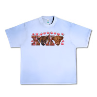 Grape Ice Xoxo highland cows Urban Heavy Tee - RanaPortraitStore