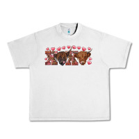 Lunar Rock Xoxo highland cows Urban Heavy Tee - RanaPortraitStore