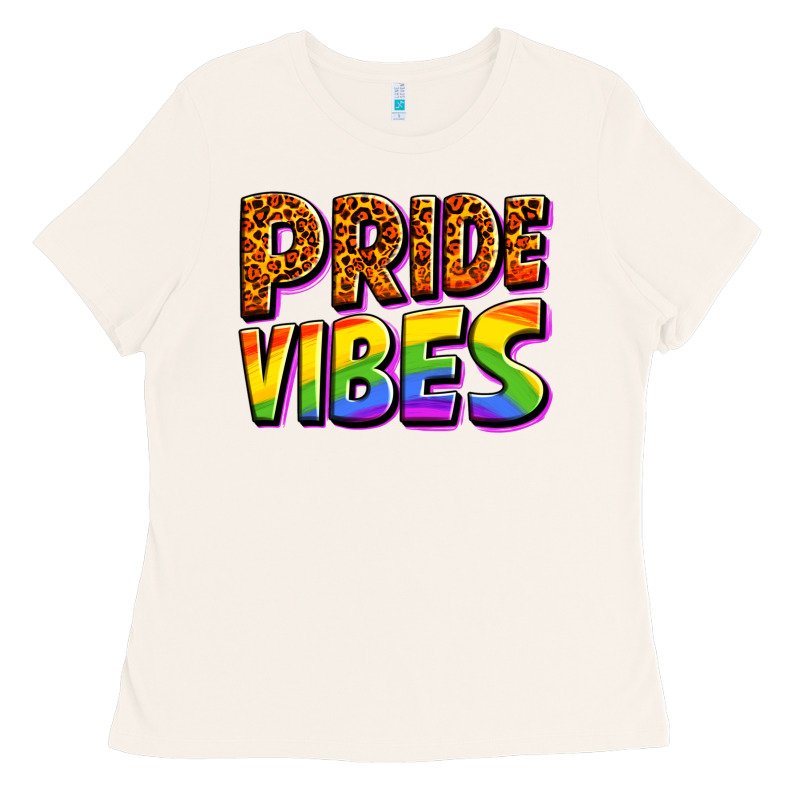Pride Vibes Ladies Tee by OliviaCreatesArt | Teevron
