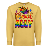 Antique Gold proud ally Premium Sweatshirt - JahusDesignShop