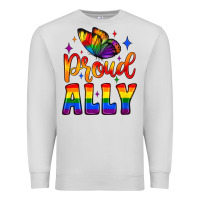 Dove Grey proud ally Premium Sweatshirt - JahusDesignShop