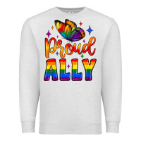 Oatmeal Heather proud ally Premium Sweatshirt - JahusDesignShop