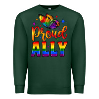 Sports Green proud ally Premium Sweatshirt - JahusDesignShop