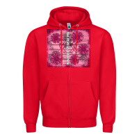 Red in october we wear pink Zipper Hoodie - AdoDesignShop