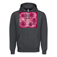Smoke in october we wear pink Zipper Hoodie - AdoDesignShop