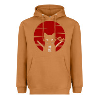 Meerkat ninja cat japanese Heavyweight Hoodie - DesigneFamous