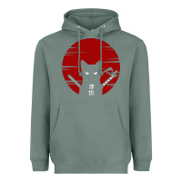 Sage ninja cat japanese Heavyweight Hoodie - DesigneFamous