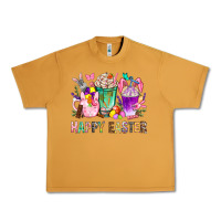 Peanut Butter Happy Easter Coffee Cups With Bunny Urban Heavy Tee - BundleAndBundleShop