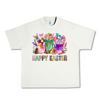 Pistachio Happy Easter Coffee Cups With Bunny Urban Heavy Tee - BundleAndBundleShop