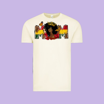 Juneteenth Mom Mother's Day Vintage Tee Designed By Fadigitalartstudio