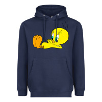 Navy tweety bird Heavyweight Hoodie - DesigneFamous