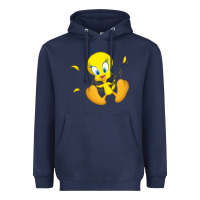 Navy tweety bird Heavyweight Hoodie - DesigneFamous